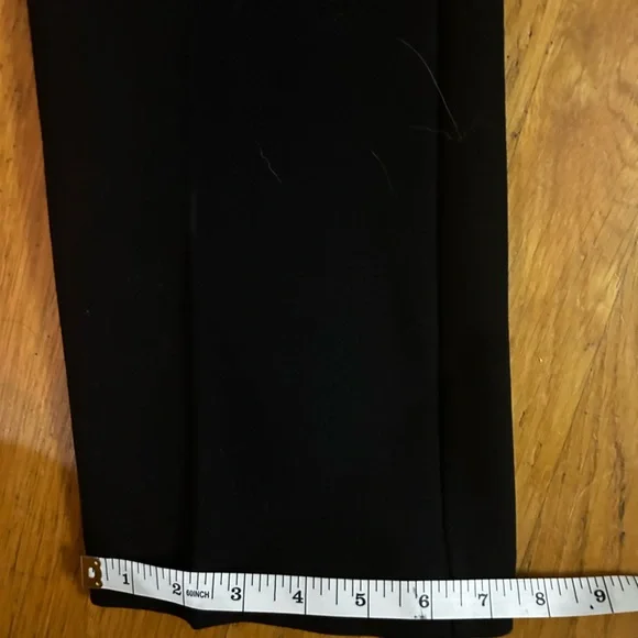 Rafaella Black Straight Leg Pants - Picture 9 of 9